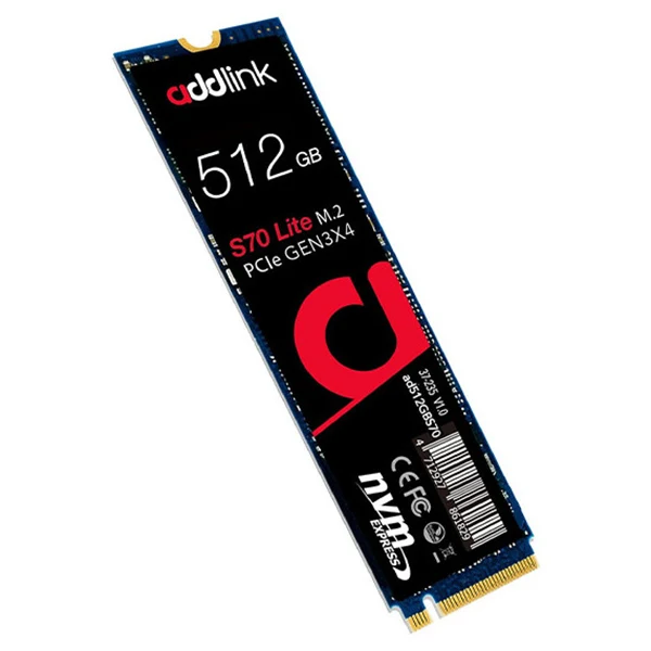 Addlink S70 Lite 512GB SSD M.2 PCle GEN3X4
