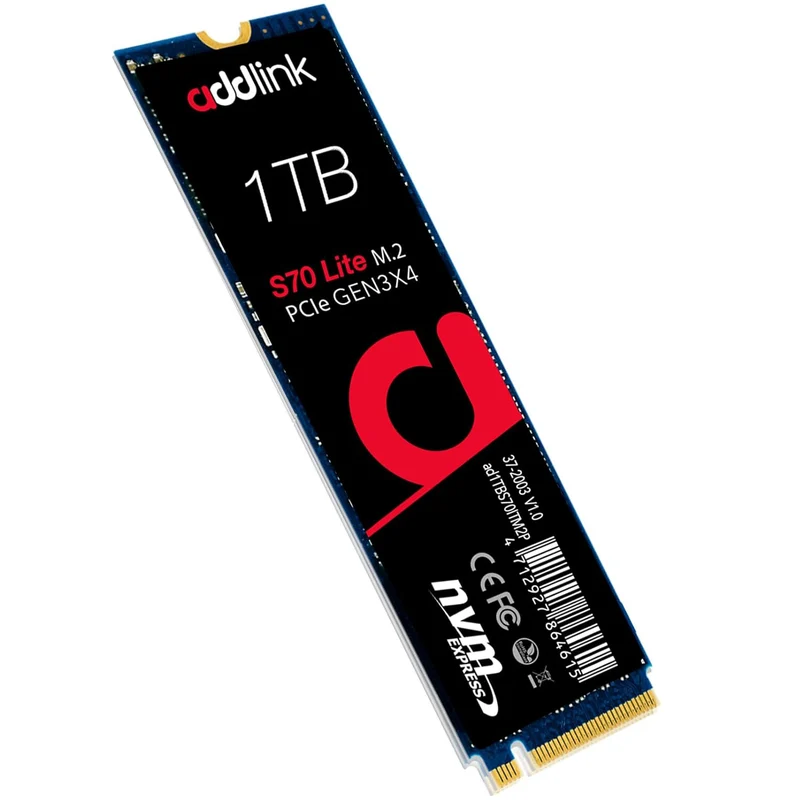 Addlink S70 Lite 1TB SSD M.2 PCle GEN3X4