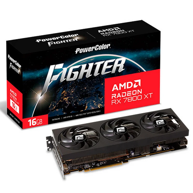 PowerColor Fighter AMD Radeon RX 7800XT 16GB GDDR6