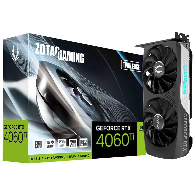ZOTAC GeForce RTX 4060 Ti Twin Edge 8GB GDDR6