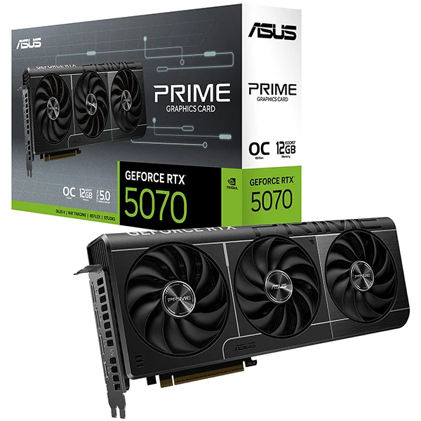 ASUS PRIME GeForce RTX 5070 12 Go GDDR7 OC Edition