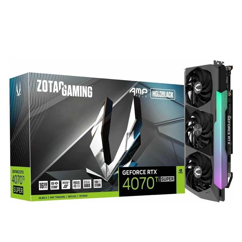 ZOTAC GAMING GeForce RTX 4070 Ti SUPER AMP HOLO 16 Go GDDR6X