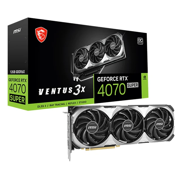 MSI GeForce RTX 4070 SUPER 12G VENTUS 3X OC