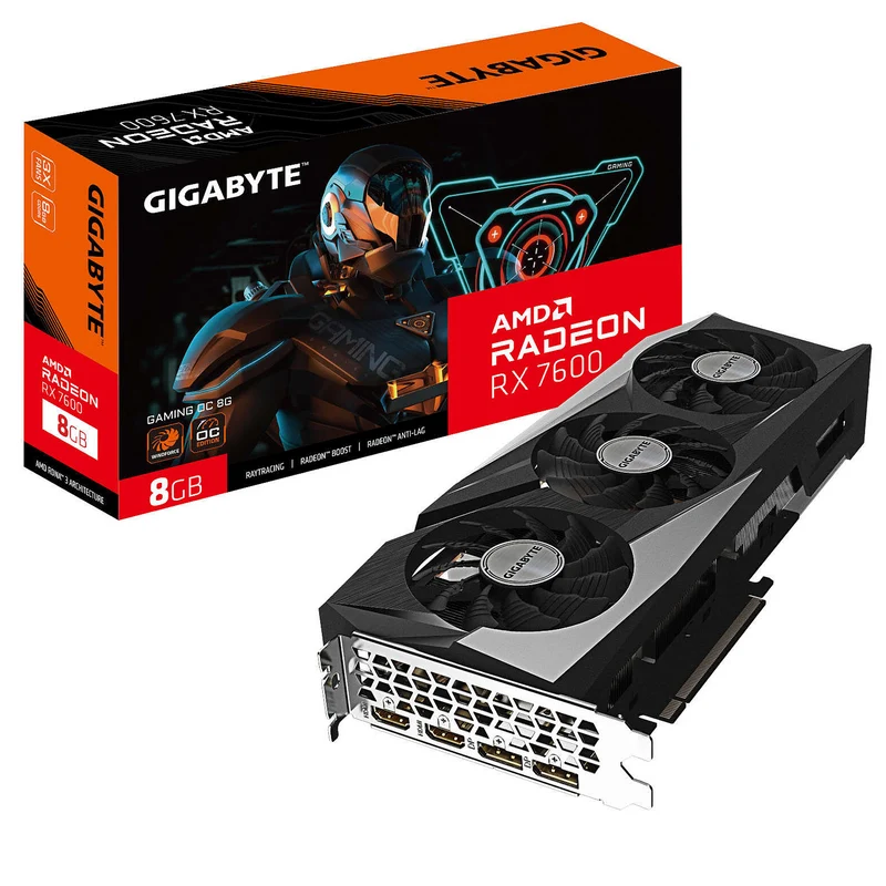 Gigabyte AMD Radeon RX 7600 Gaming OC 8GB GDDR6