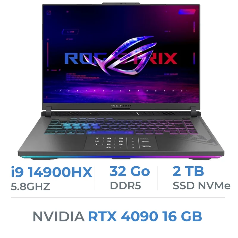 Asus ROG Strix Scar 16 (2024) G634JYR i9-14900HX/32GB/2TB SSD/RTX 4090/16"