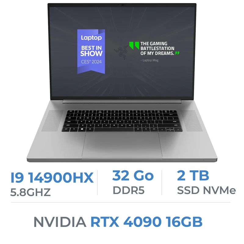 Razer Blade 18 (2024) i9-14900HX/32GB/2TB SSD/RTX4090 16GB/18'' 240 Hz