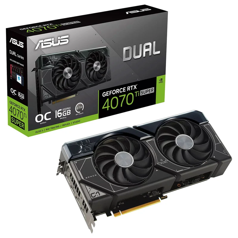 ASUS Dual GeForce RTX 4070 Ti SUPER OC Edition 16 Go GDDR6X