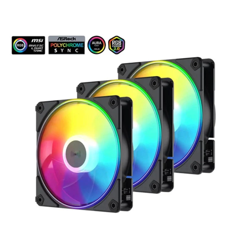 XTRMLAB XT120 ARGB (Triple Pack) + HUB