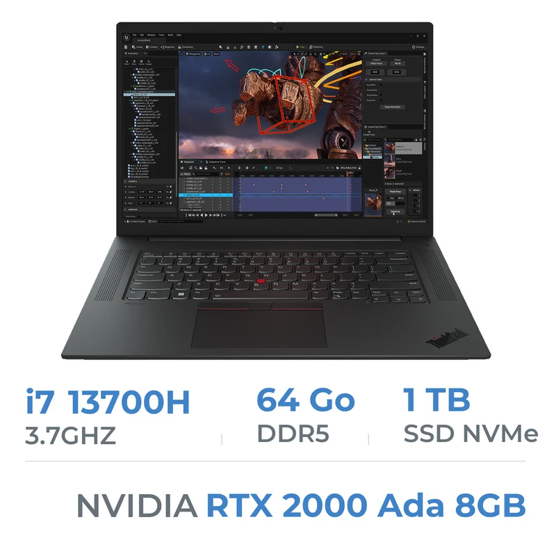 Lenovo ThinkPad P1 GEN 6 i7-13700H /64GB/1TB SSD/RTX 2000 Ada/16"
