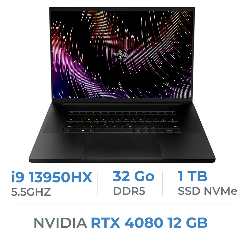 Razer Blade 18 RZ09-0484TFH3 i9-13950HX/32GB/1TB SSD/RTX4080 12GB/18'' IPS 240 Hz