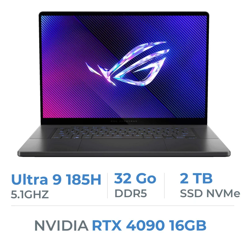 Asus ROG Zephyrus G16 GU605MY-DROW intel Core Ultra 9 185H /32GB/2TB SSD/RTX 4090/16" OLED