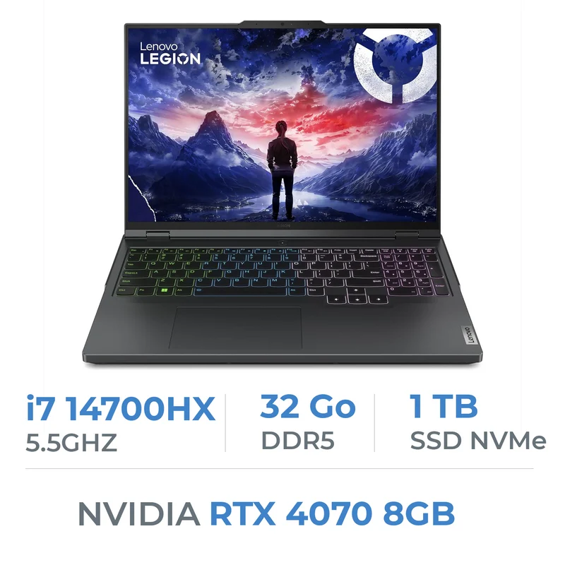 Lenovo Legion Pro 5 16IRX9 i7-14700HX/32GB DDR5/1TB SSD/RTX 4070