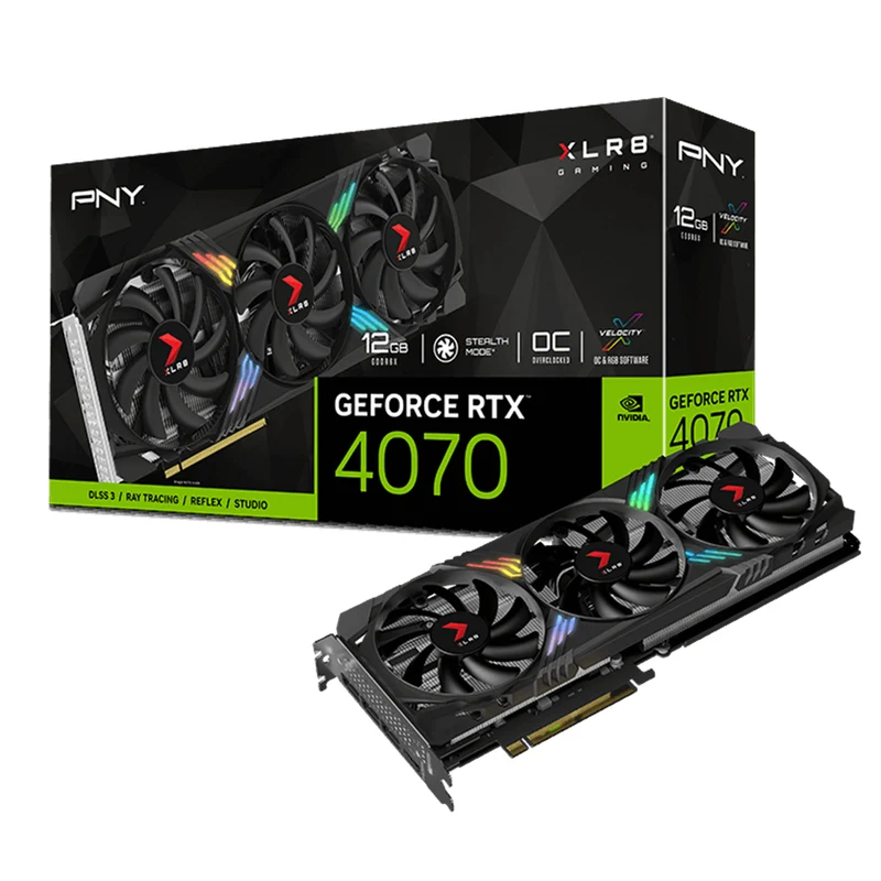 PNY GeForce RTX 4070 12GB XLR8 GAMING VETRO OC