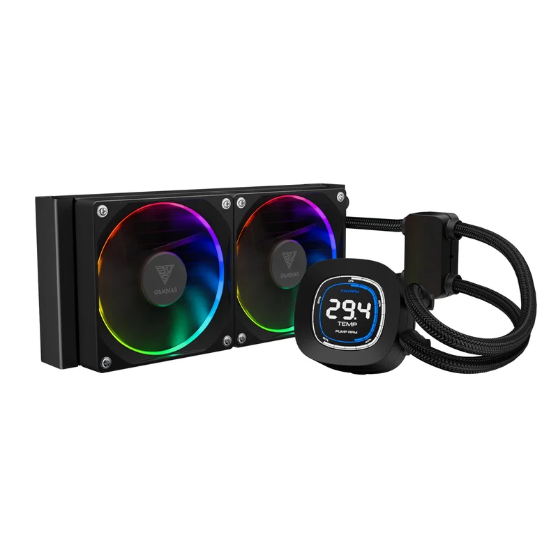Gamdias Chione M4 240 ARGB LCD Black