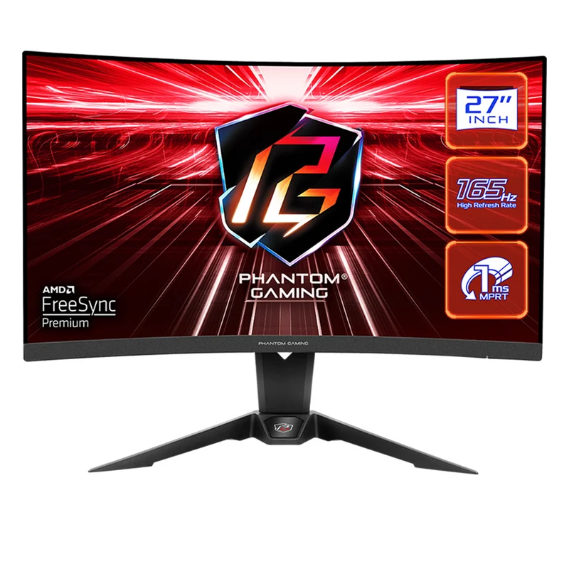 ASRock PHANTOM GAMING PG27Q15R2A 27″ CURVED 165Hz 2K