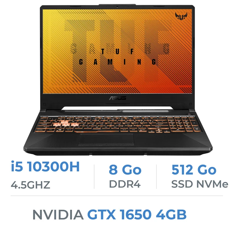 ASUS TUF F15 FX506LH-HN004W Intel Core i5 10300H/8GB/512GB SSD/GTX1650 4GB/15.6" 144Hz
