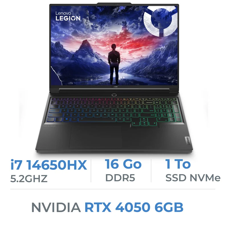 Lenovo Legion 7 16IRX9 Intel i7 14650HX/16GB/1TB SSD/RTX4050/16" 165Hz