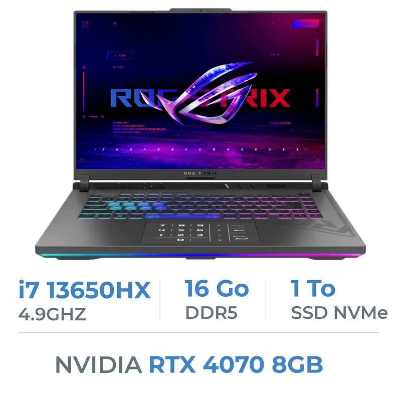 ASUS ROG STRIX G614J Intel Core i7-13650HX/16GB DDR5/1TB SSD/RTX4070 16"