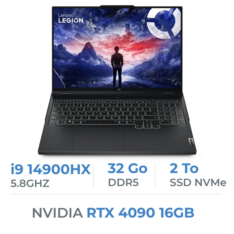 Lenovo Legion Pro 7 16IRX9H Intel i9 14900HX/32GB/2TB SSD/RTX4090/16'' 240Hz