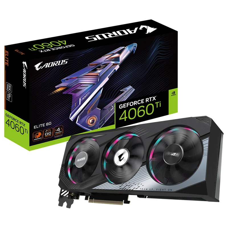Gigabyte AORUS GeForce RTX 4060 Ti ELITE 8GB GDDR6