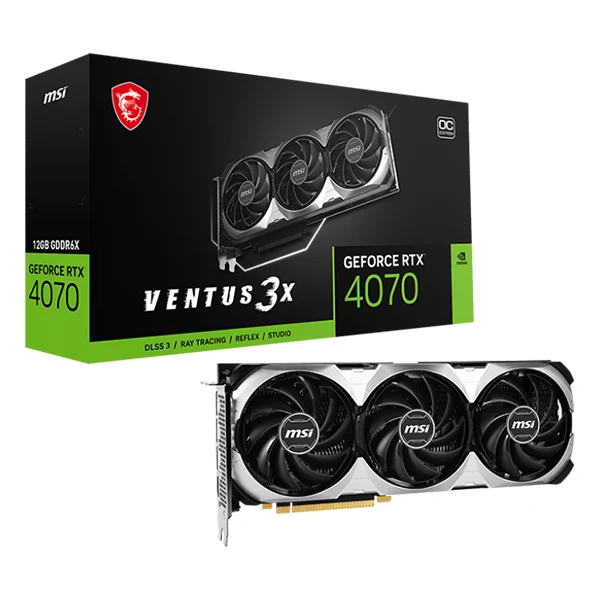 MSI GeForce RTX 4070 VENTUS 3X OC 12GB GDDR6X