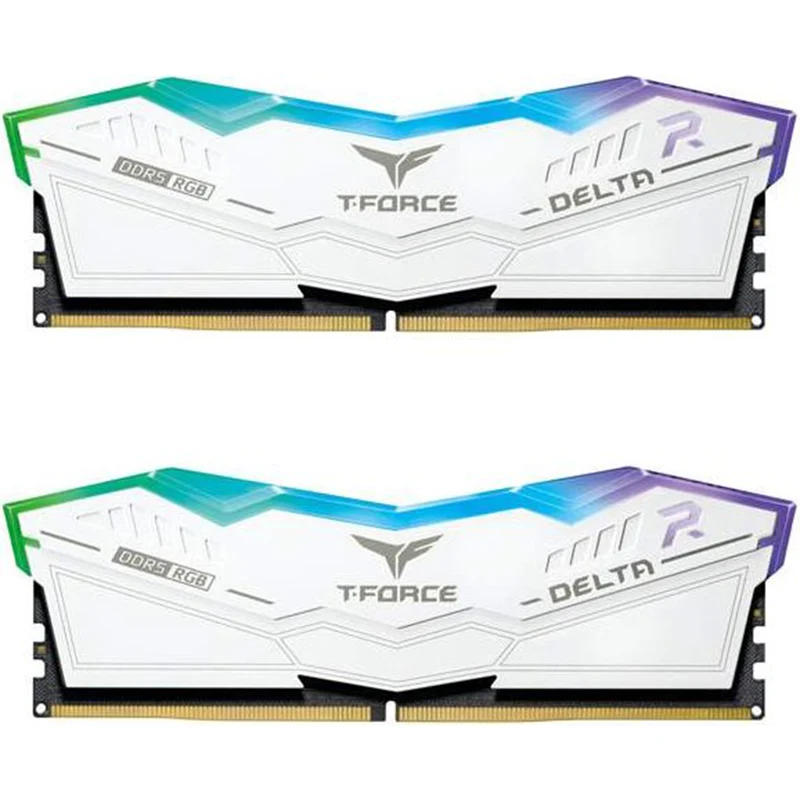 Team Group Delta RGB White 32Go (2 x 16Go) DDR5 6200 MHz CL38