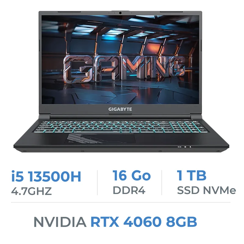 Gigabyte G5 KF5 i5 13500H/16GB/1TB SSD/RTX4060 8GB/15.6'' 144Hz