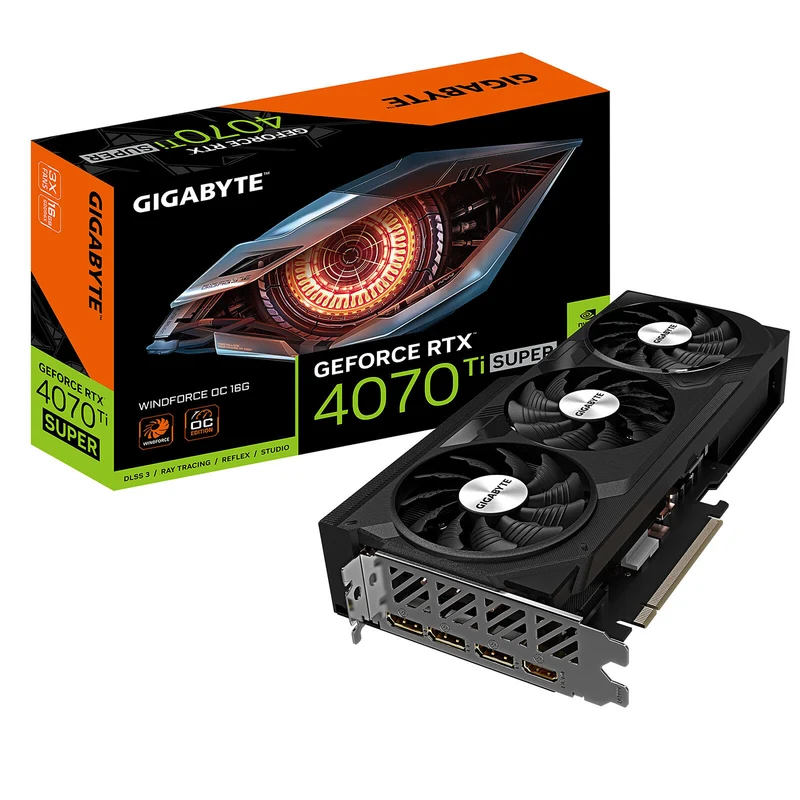 Gigabyte GeForce RTX 4070 Ti SUPER WINDFORCE OC 16GB GDDR6X