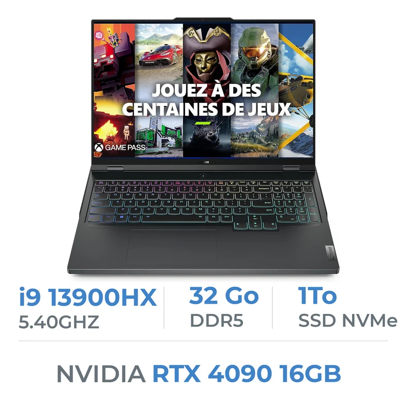 Lenovo Legion Pro 7 16IRX8H Intel i9 13900HX/32GB/1TB SSD/RTX4090/16'' 240Hz