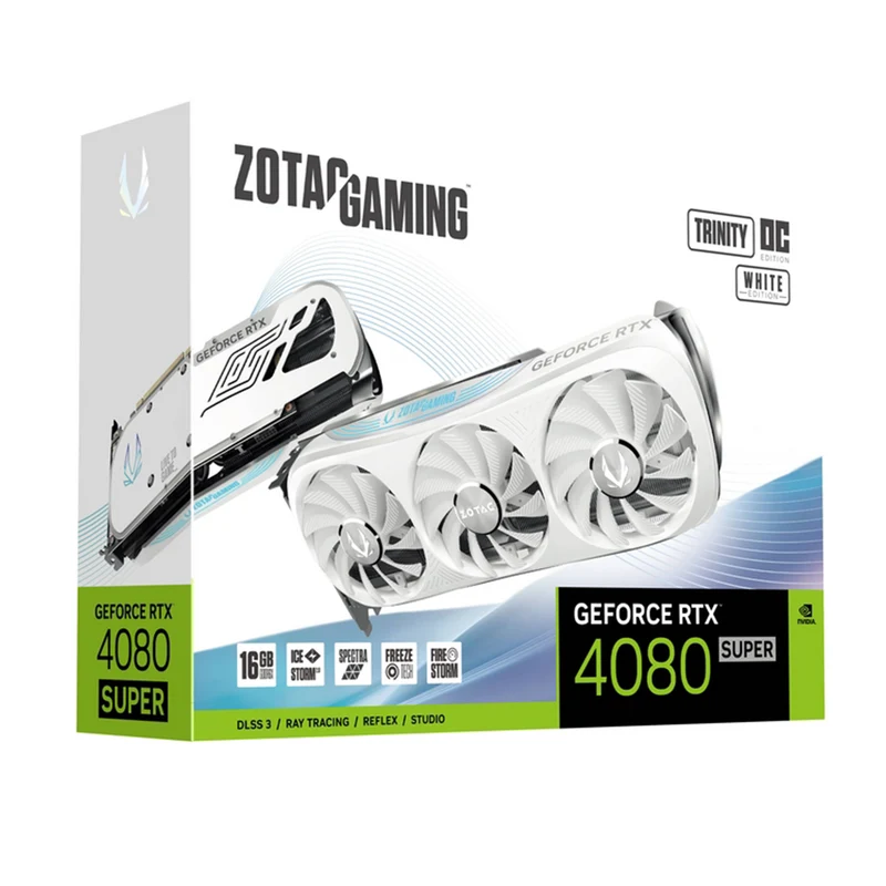 ZOTAC GeForce RTX 4080 SUPER Trinity OC White Edition Twin Edge 16GB GDDR6X