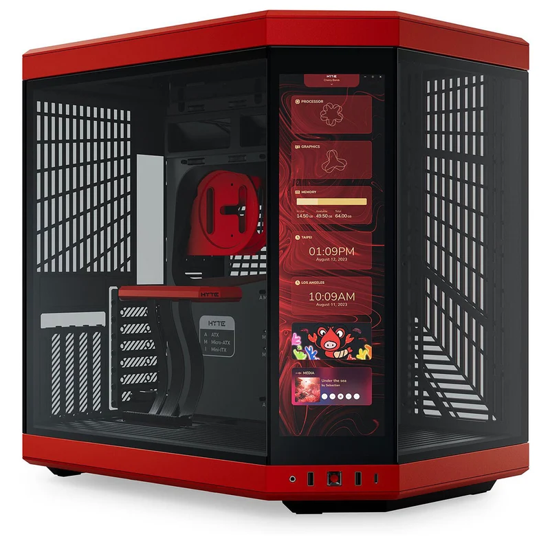 Hyte Y70 Touch (Noir/Rouge)
