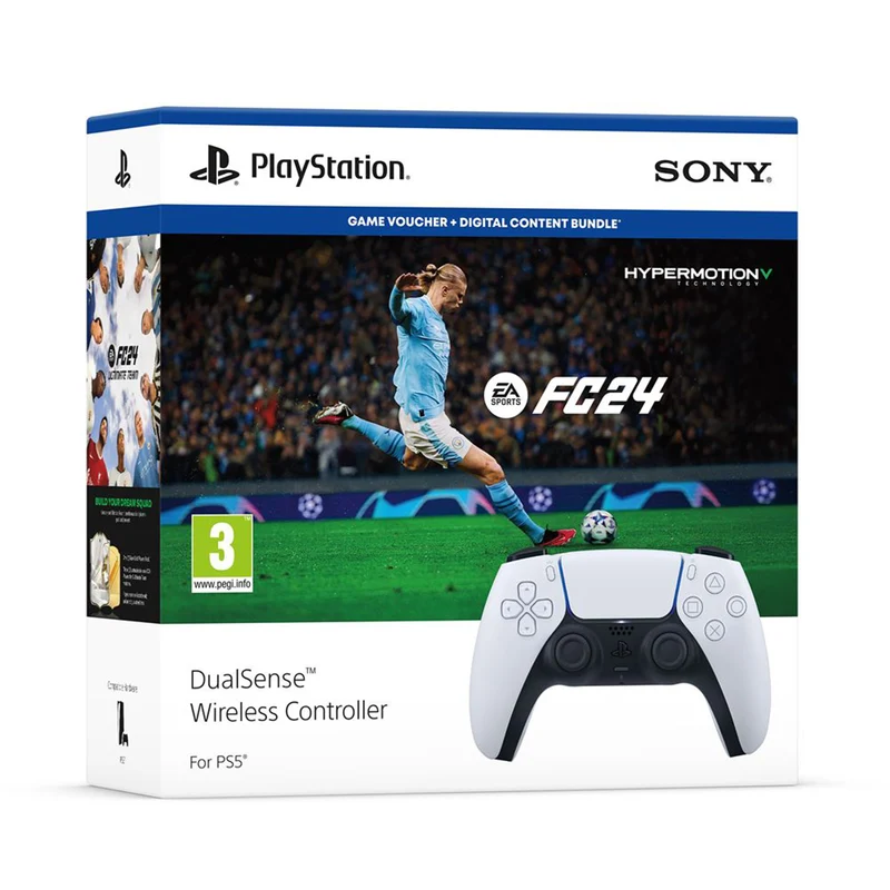 Pack Manette DualSense PS5 + Jeu FC24 PS5