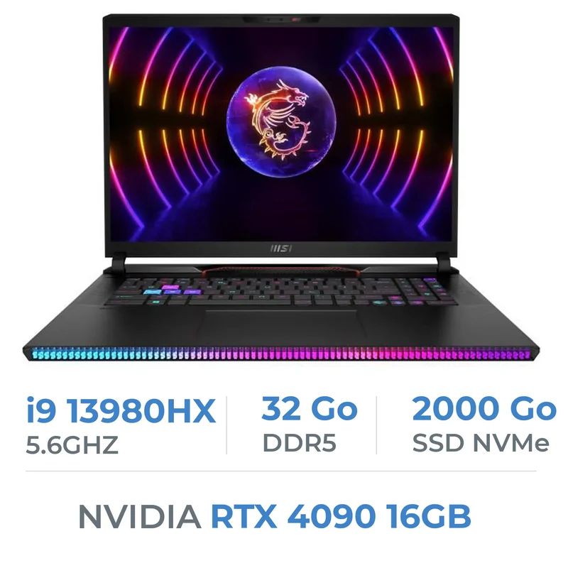 MSI Raider GE78HX 13VI i9-13980HX/32GB/2TB SSD/RTX4090 16GB/ 17" 240Hz IPS