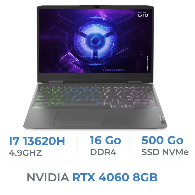 Lenovo LOQ 15IRH8 Intel i7-13620H/16GB/512GB SSD/RTX4060/15.6''