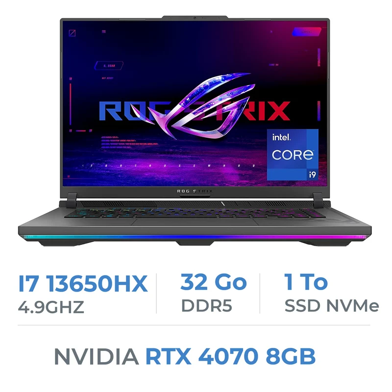 ASUS ROG Strix G16 G614 i7-13650HX/32GB/1TB SSD/RTX 4070/16"
