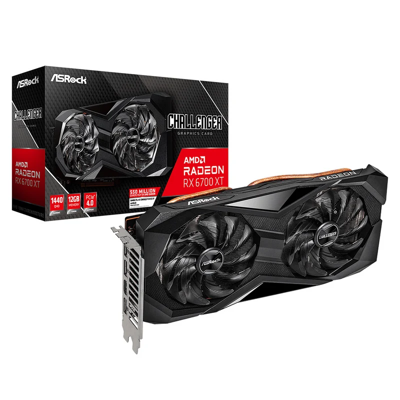 ASRock AMD Radeon RX 6700 XT Challenger D 12GB GDDR6
