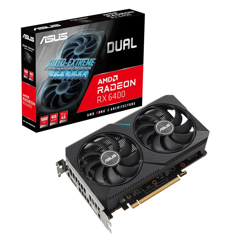 ASUS Radeon RX 6400 DUAL 4GB GDDR6