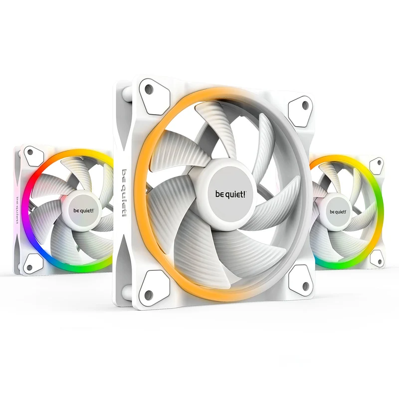 be quiet! Light Wings 120 mm PWM ARGB Triple Pack (Blanc)