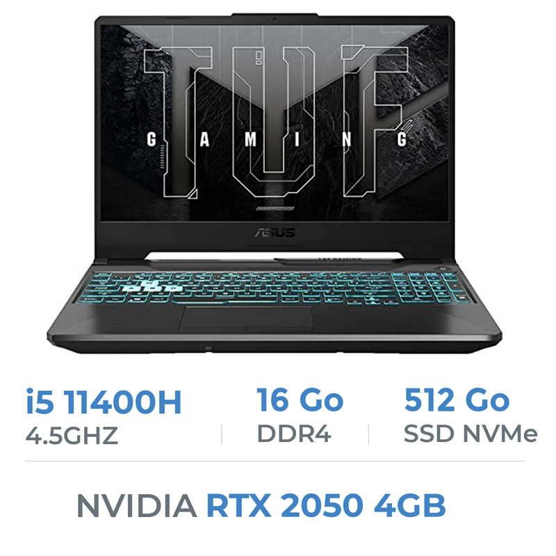 ASUS TUF GAMING F15-TUF506HF Intel Core i5 11400H/16GB/512GB SSD/RTX2050 4GB/15.6'' 144Hz