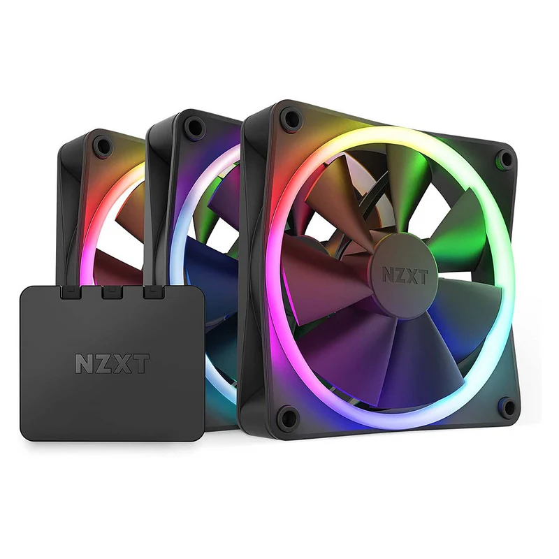 NZXT F120 RGB Triple Pack Black