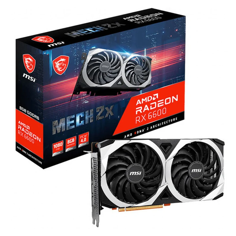 MSI Radeon RX 6600 MECH 2X 8GB GDDR6