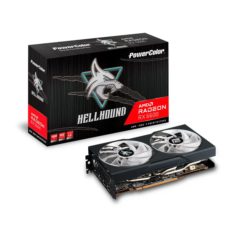 PowerColor AMD Radeon RX 7600 OC Hell Hound 8GB GDDR6