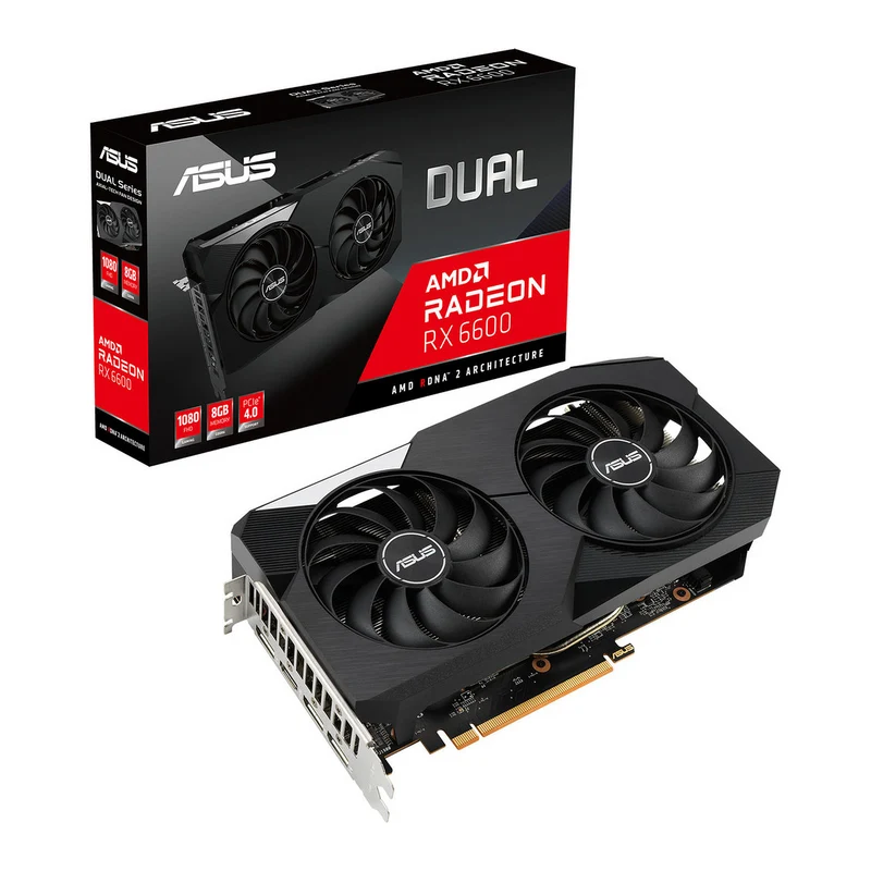 Asus Radeon RX 6600 Dual V2 8GB GDDR6