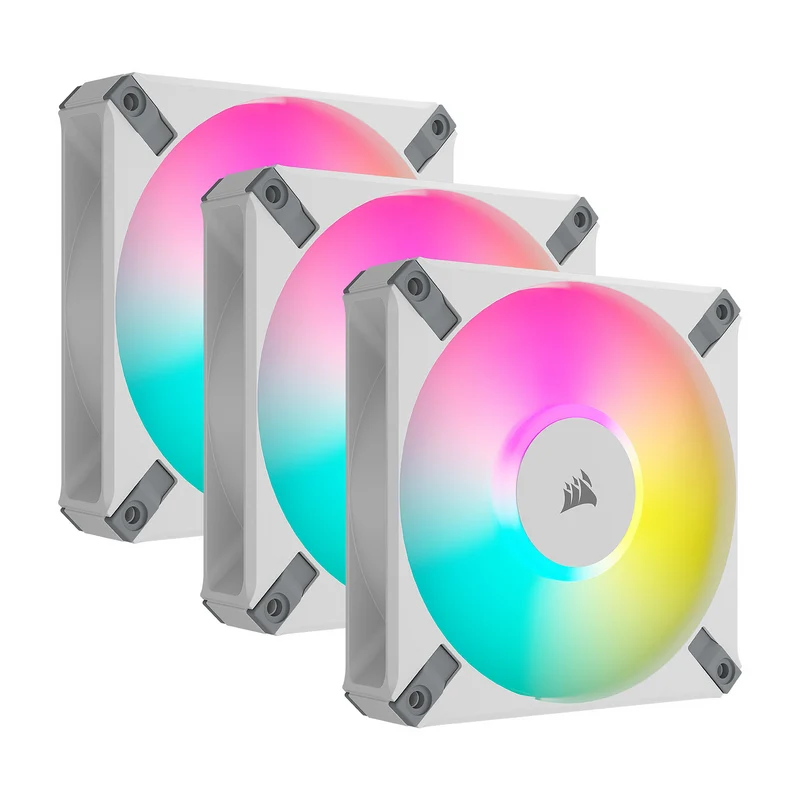 Corsair AF120 RGB Elite Triple Pack Blanc