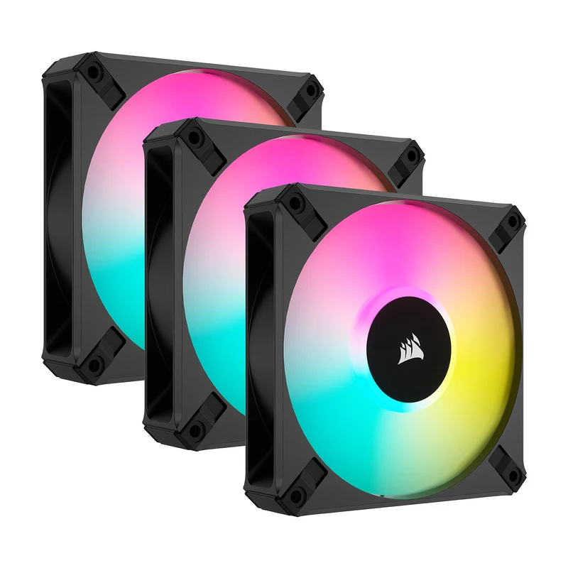 Corsair AF120 RGB Elite Triple Pack Noir