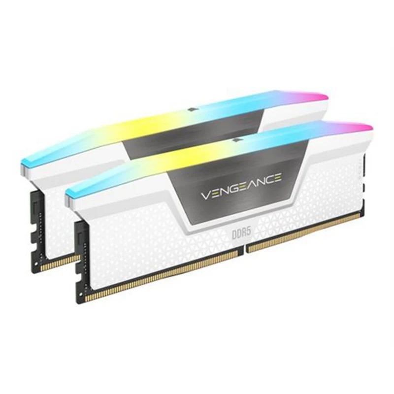 Corsair Vengeance RGB DDR5 32Go (2 x 16Go) 6200 MHz CL36 - Blanc