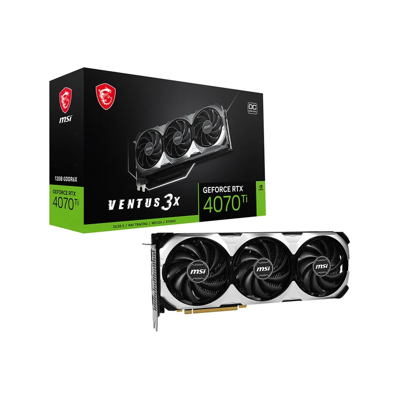 MSI GeForce RTX 4070 Ti VENTUS 3X OC 12GB GDDR6X
