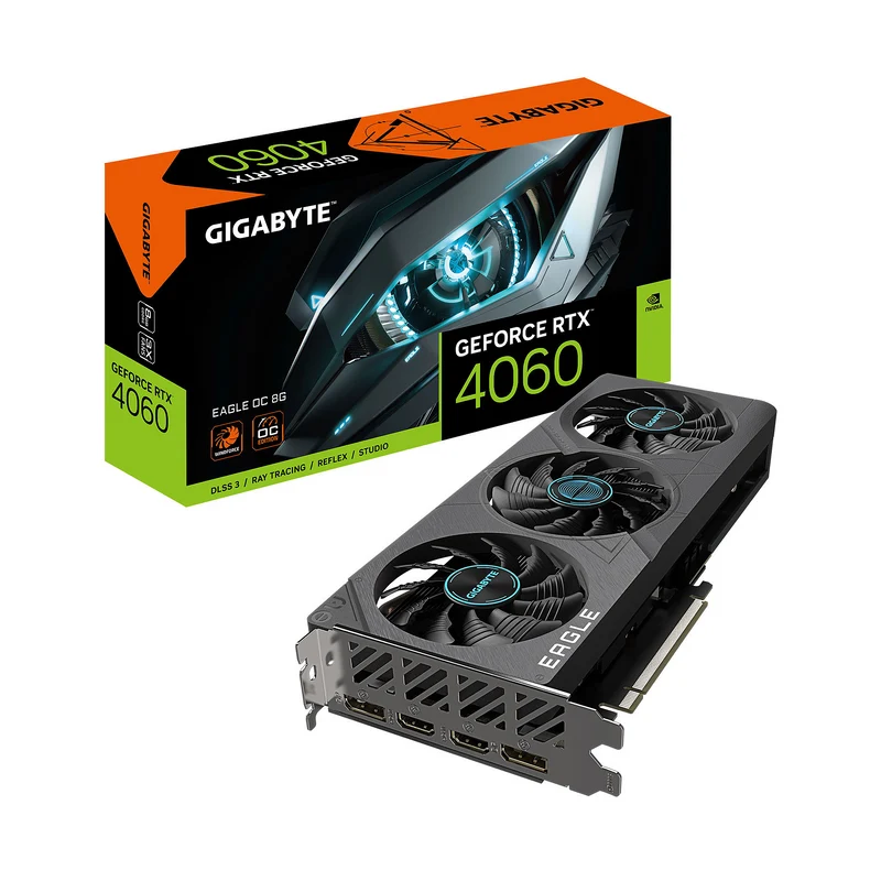 Gigabyte GeForce RTX 4060 EAGLE 3X OC 8GB GDDR6