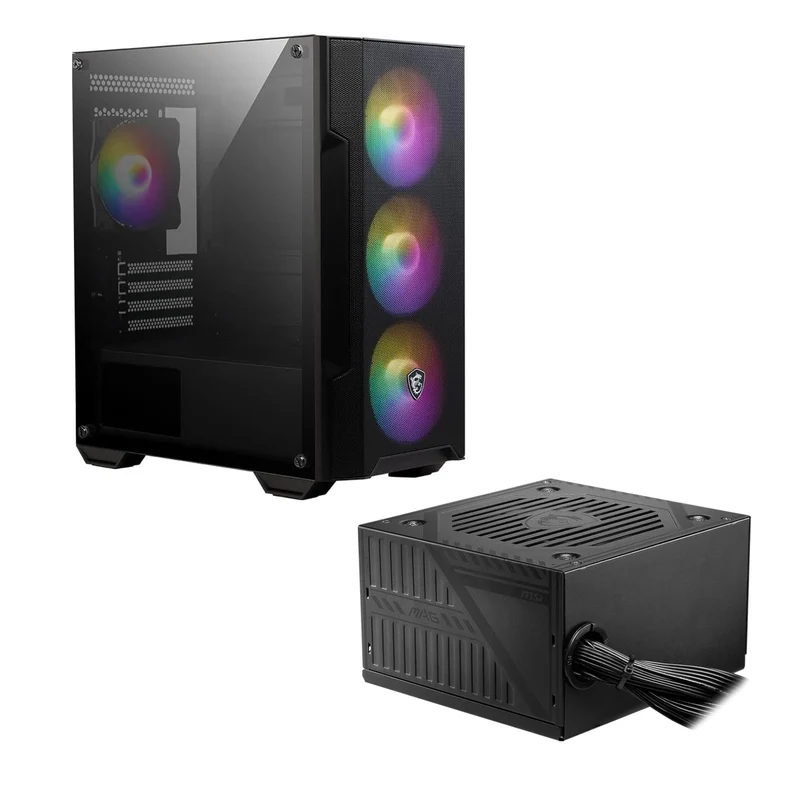 MSI MAG FORGE M100A RGB + MSI MAG A600DN 80PLUS