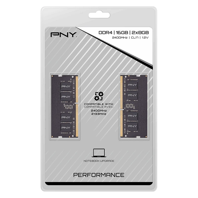 PNY Performance Notebook Memory 16Go (2x8Go) DDR4 2400MHz